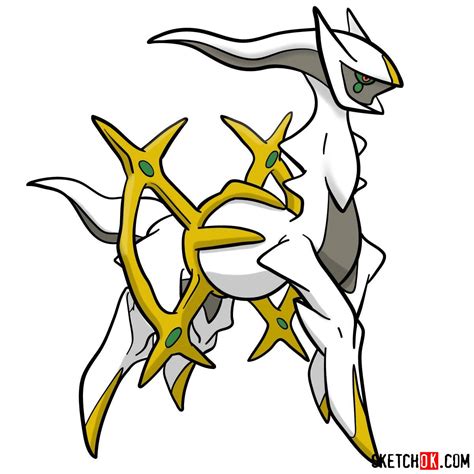 arceus drawing|How to Draw Arceus from Pokemon .
